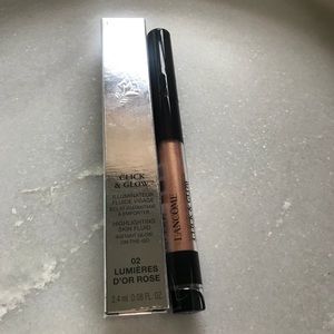 new Lancome click & glow 02 LUMIERES D’OR ROSE